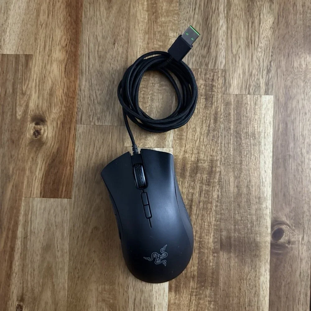 Razer DeathAdder Elite Gaming Mouse 16,000 DPI Optical Sensor Matte Black TESTED